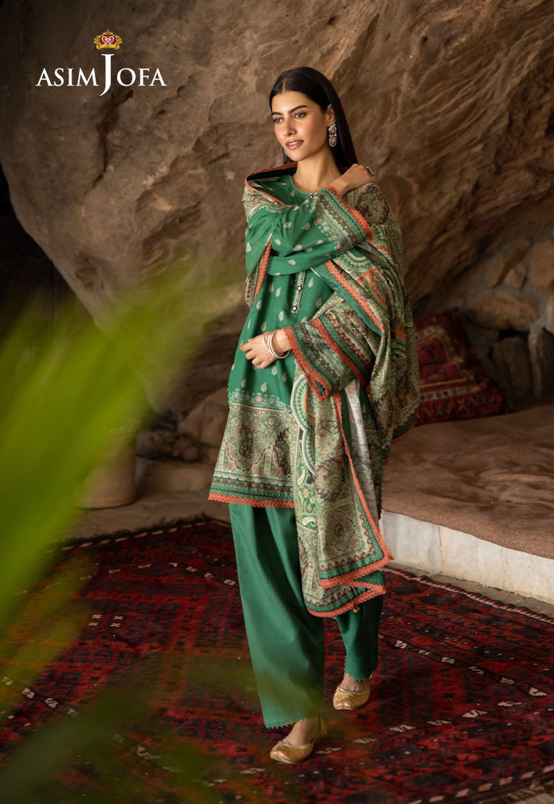 AJUWD-32 PRINTED STITCHED 3 PCS