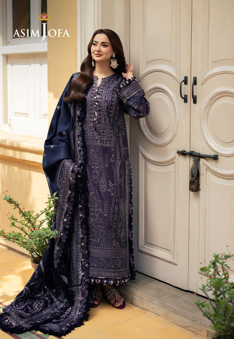AJKID-05 EMBROIDERED TWILL STITCHED 3 PC