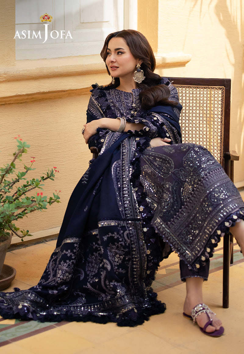 AJKID-05 EMBROIDERED TWILL STITCHED 3 PC