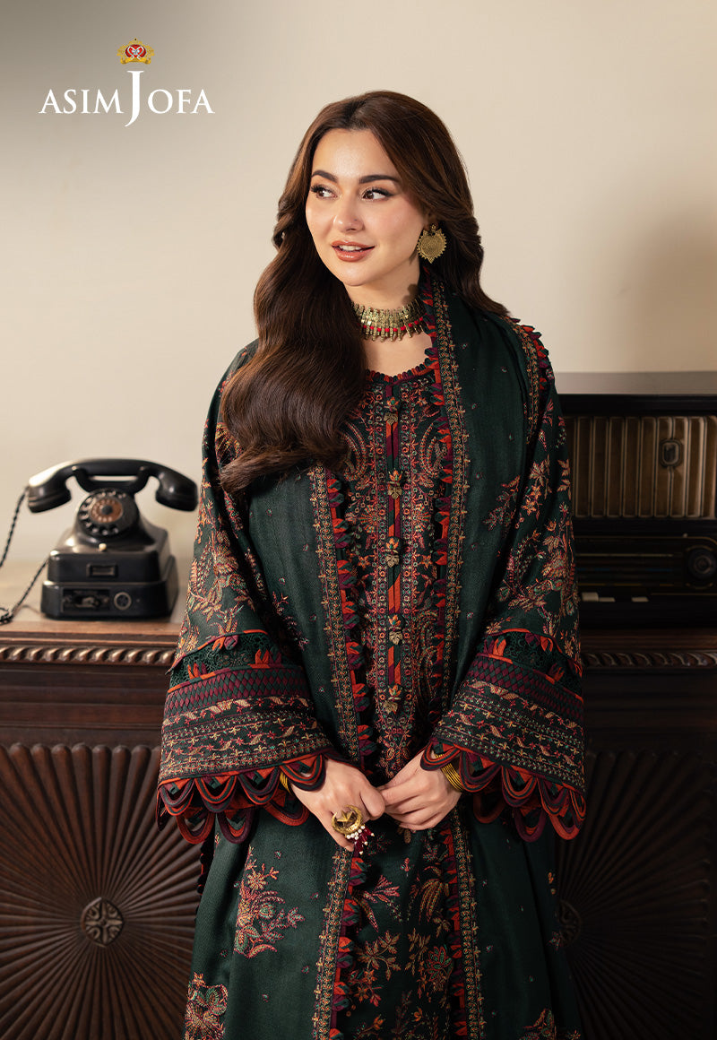 AJKID-01 EMBROIDERED STITCHED 3 PC