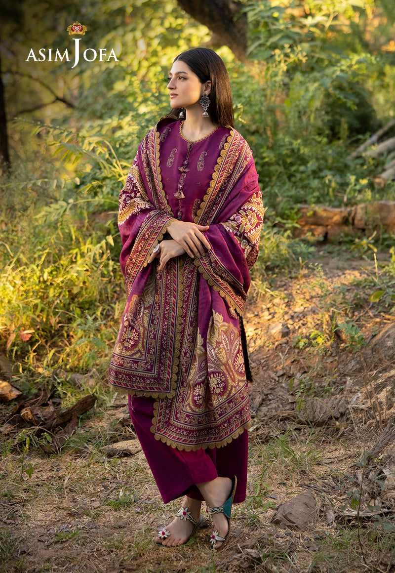 AJUWD-58 PRINTED STITCHED 3 PCS