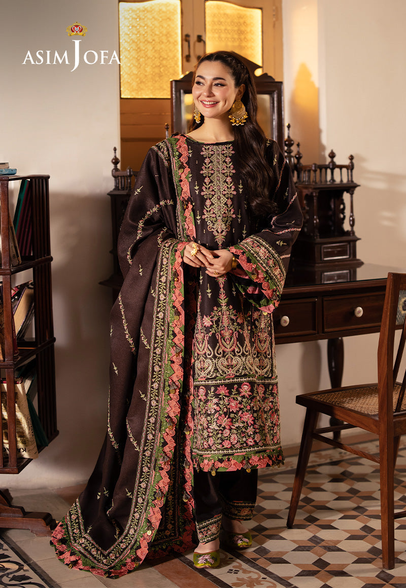 AJUBJD-43 Printed LAWN Stitched 3 PC
