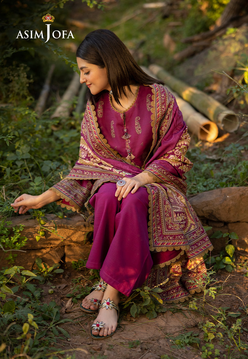 AJUWD-58 PRINTED STITCHED 3 PCS