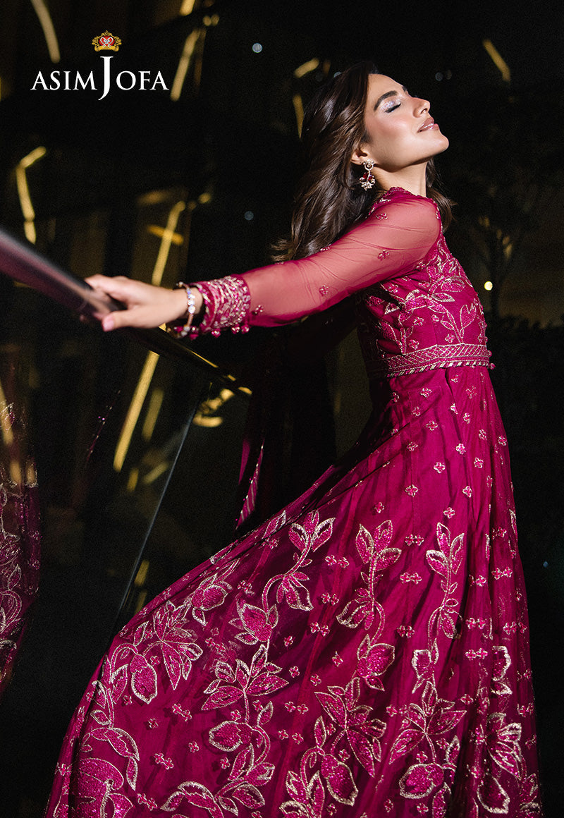 AJFFD-10 EMBROIDERED NET STITCHED 3 PCS
