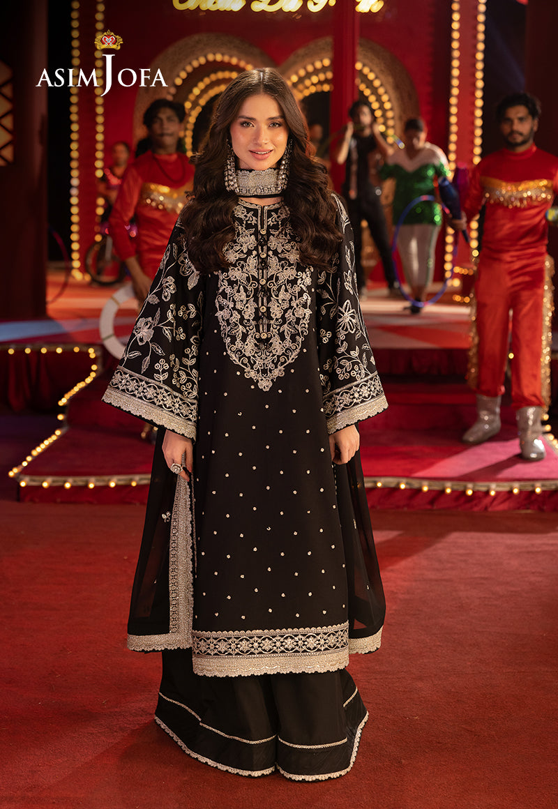 AJLLF-03 Embroidered Boski Silk 3 Pcs