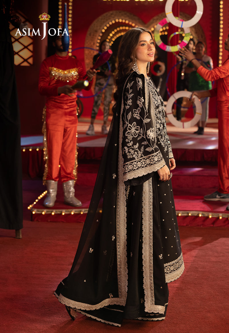 AJLLF-03 Embroidered Boski Silk 3 Pcs