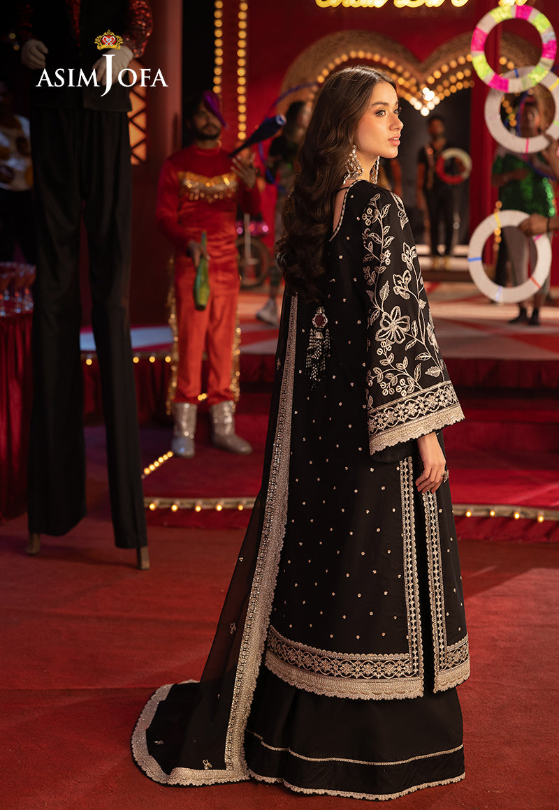 AJLLF-03 Embroidered Boski Silk 3 Pcs