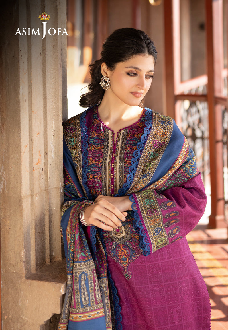 AJUWD-51 PRINTED STITCHED 3 PCS