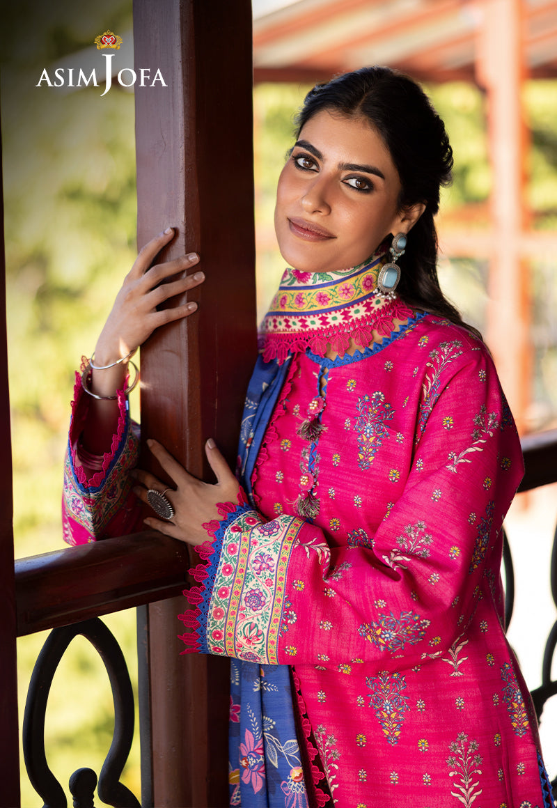 AJUWD-55 PRINTED STITCHED 3 PCS
