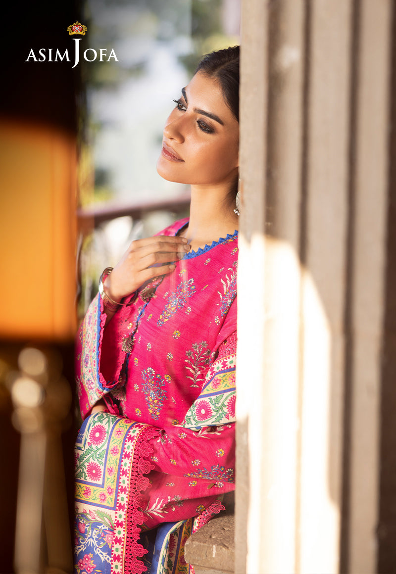 AJUWD-55 PRINTED STITCHED 3 PCS