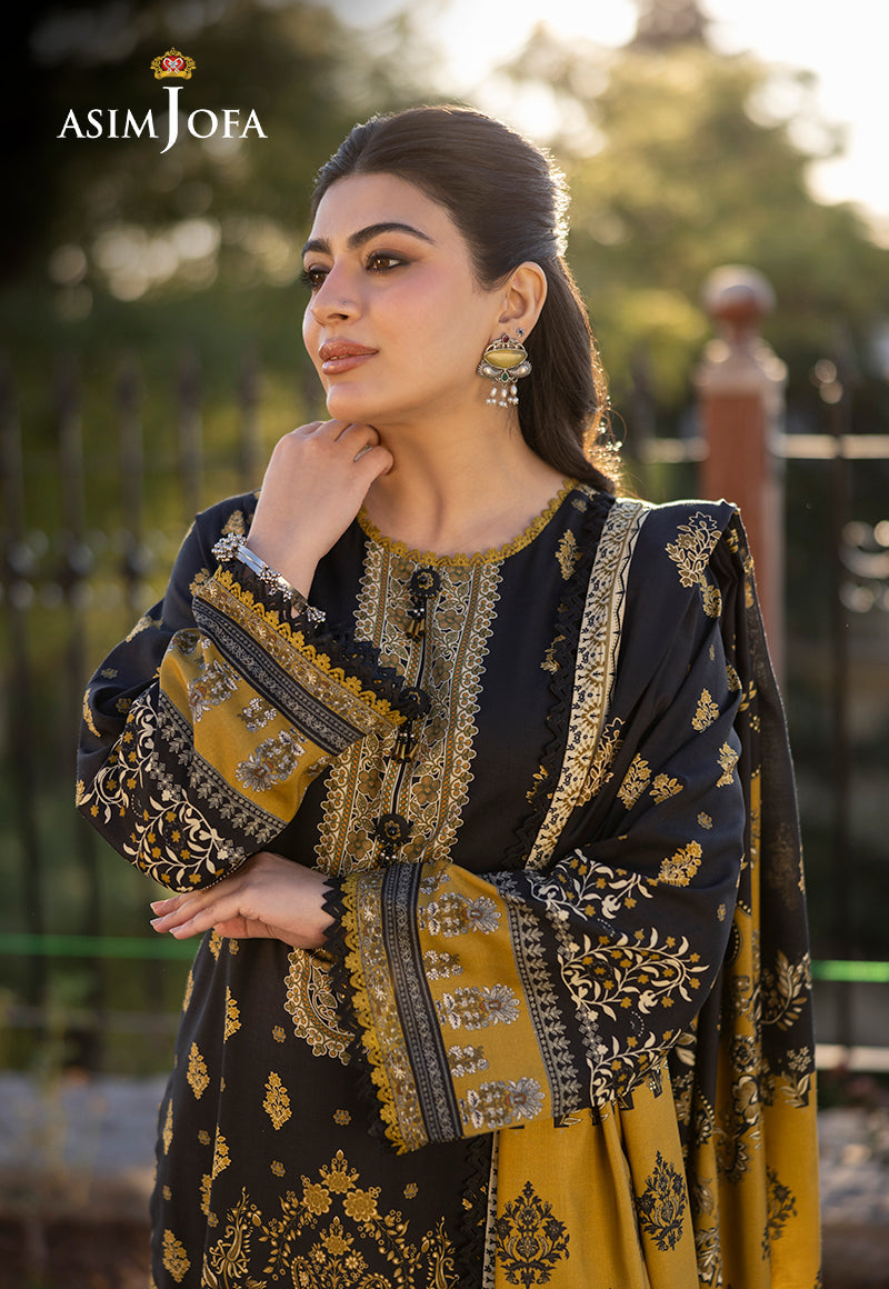 AJUWD-69 PRINTED STITCHED 3 PCS