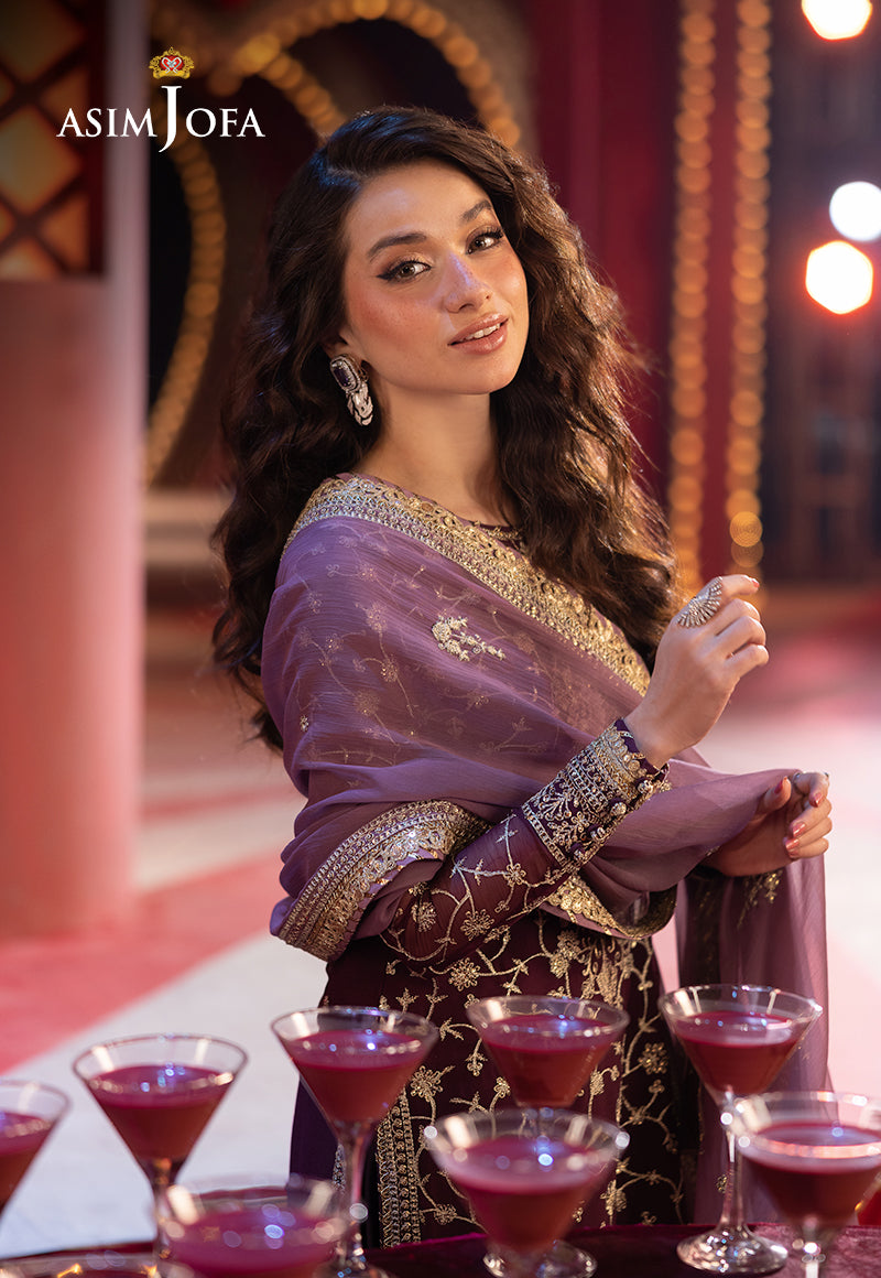 AJLLF-11 Embroidered Chiffon 3 Pcs