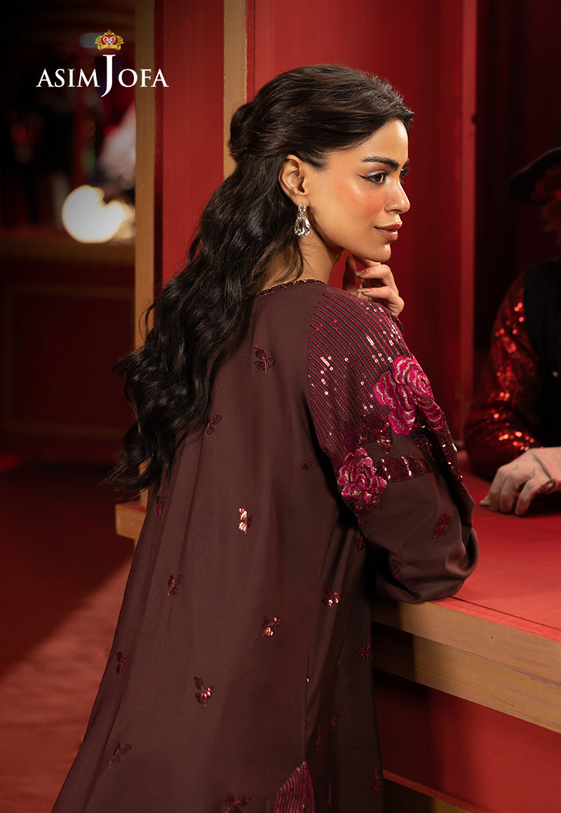AJLLF-10 Embroidered Silk 2 Pcs