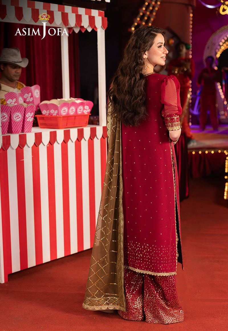 AJLF-04 EMBROIDERED CHIFFON 3 PCS