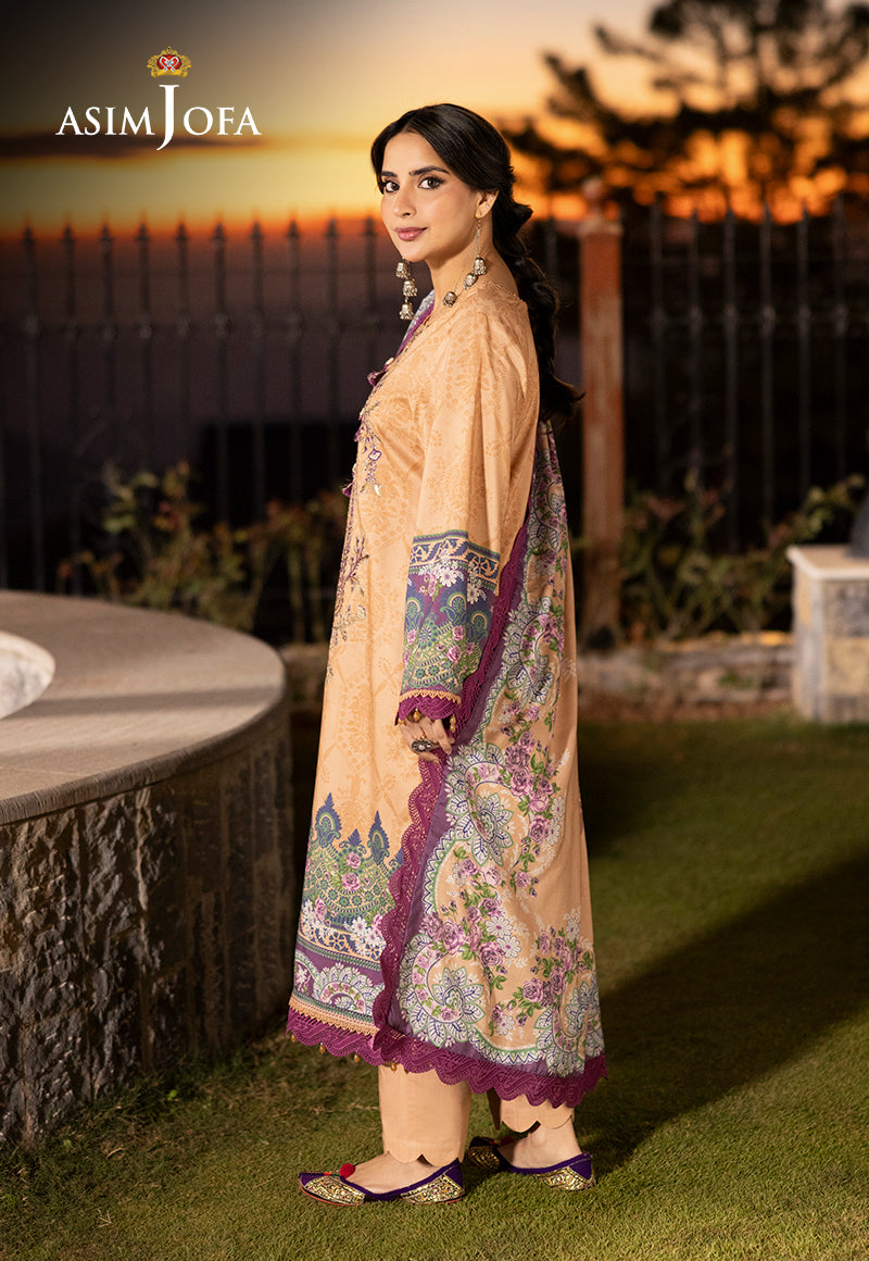 AJMJD-29 EMBROIDERED STITCHED 3 PCS