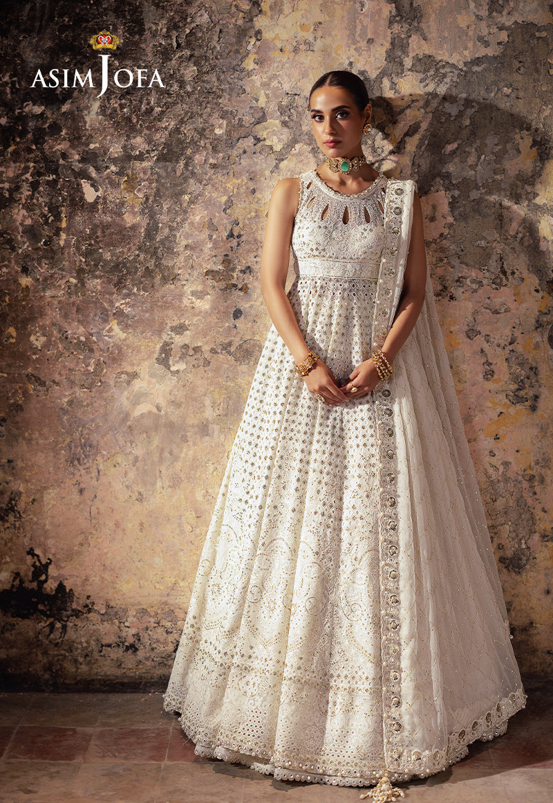 Ajkb-06 Embroidered Chiffon 3 Pcs