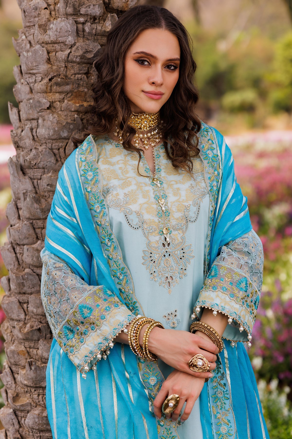 3-PC Unstitched Embroidered Lawn Collection CZ5-02
