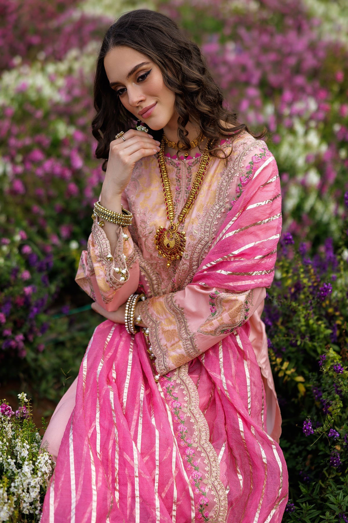 3-PC Unstitched Embroidered Lawn Collection CZ5-01