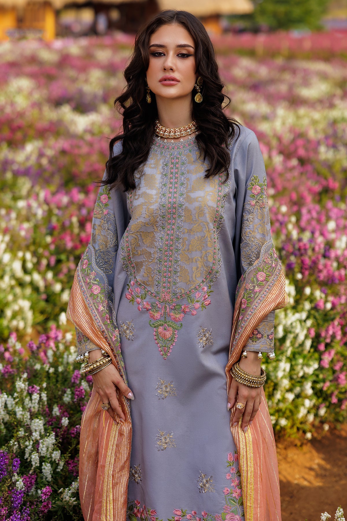 3-PC Unstitched Embroidered Lawn Collection CZ5-05