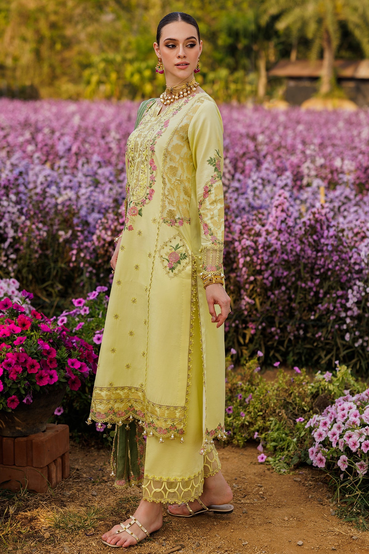 3-PC Unstitched Embroidered Lawn Collection CZ5-06