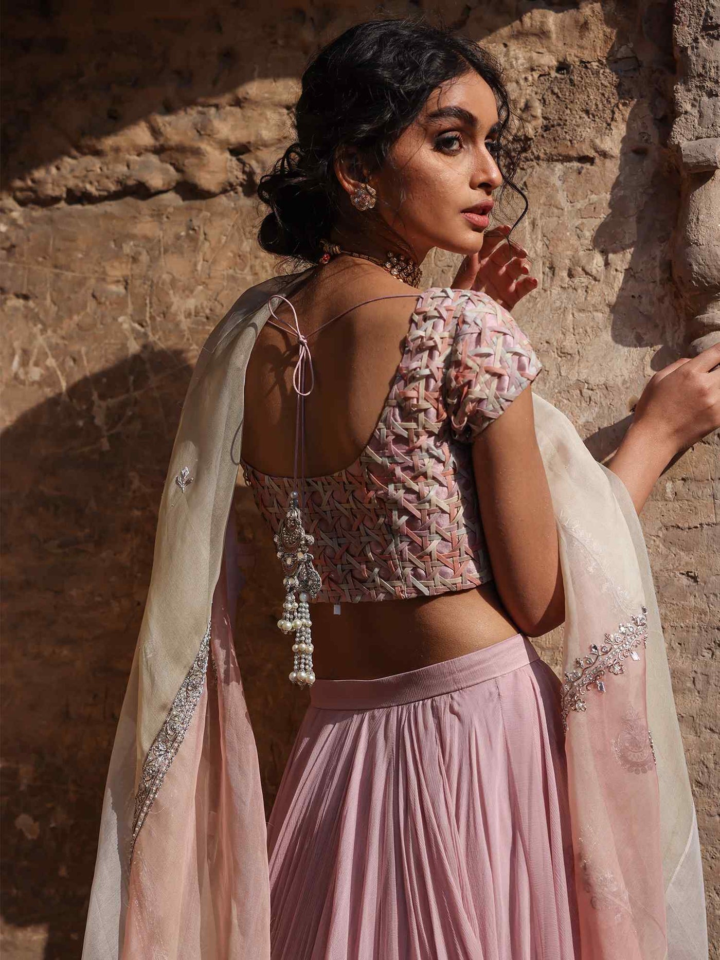 BLOUSE, LEHENGA &amp; DUPATTA