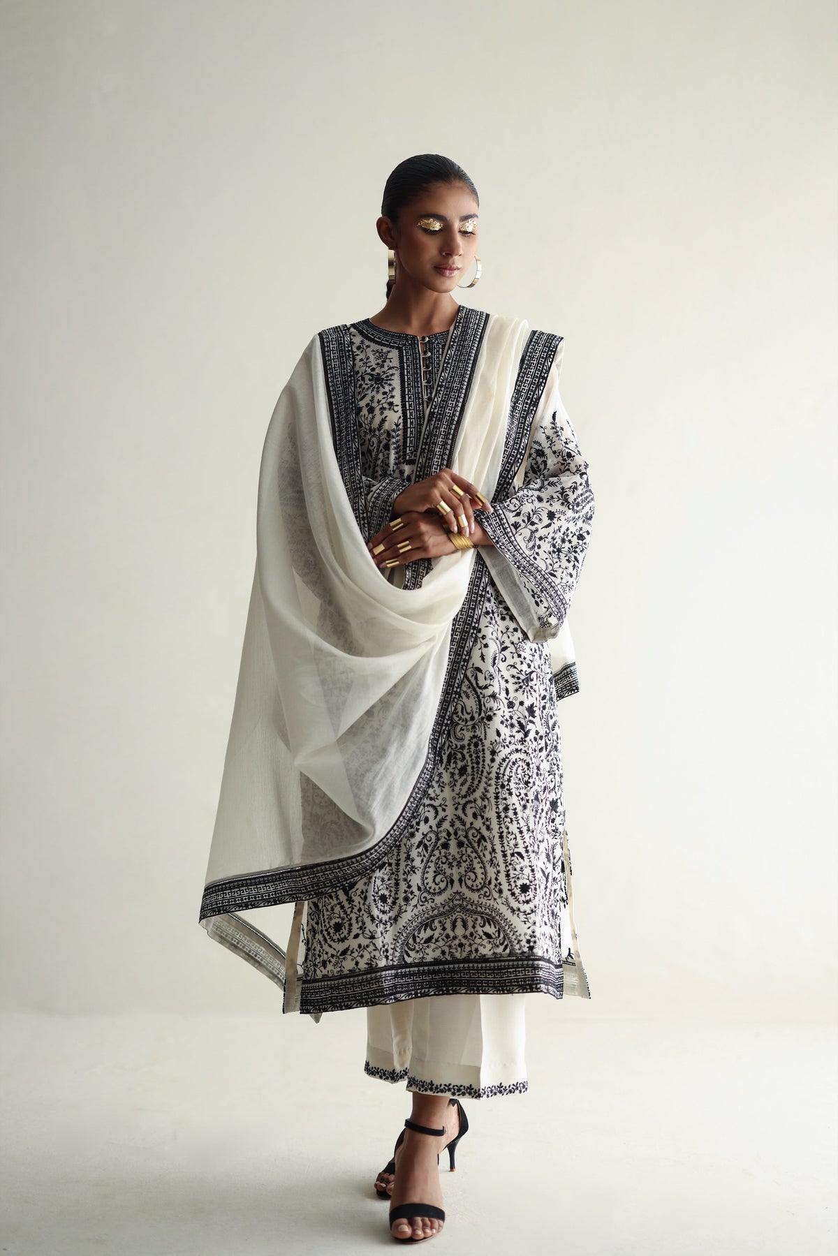 Pants for Ornate and Kashimiri Kalga Shirts