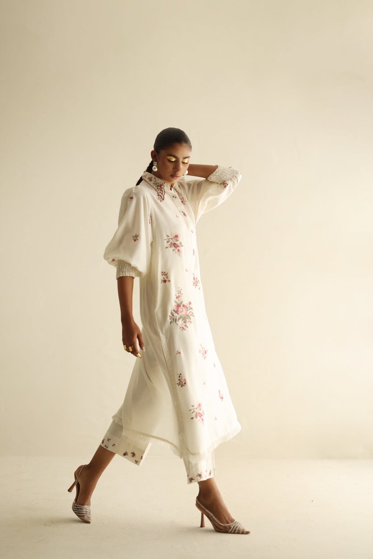 Inflorescence - Ivory Shirt Long