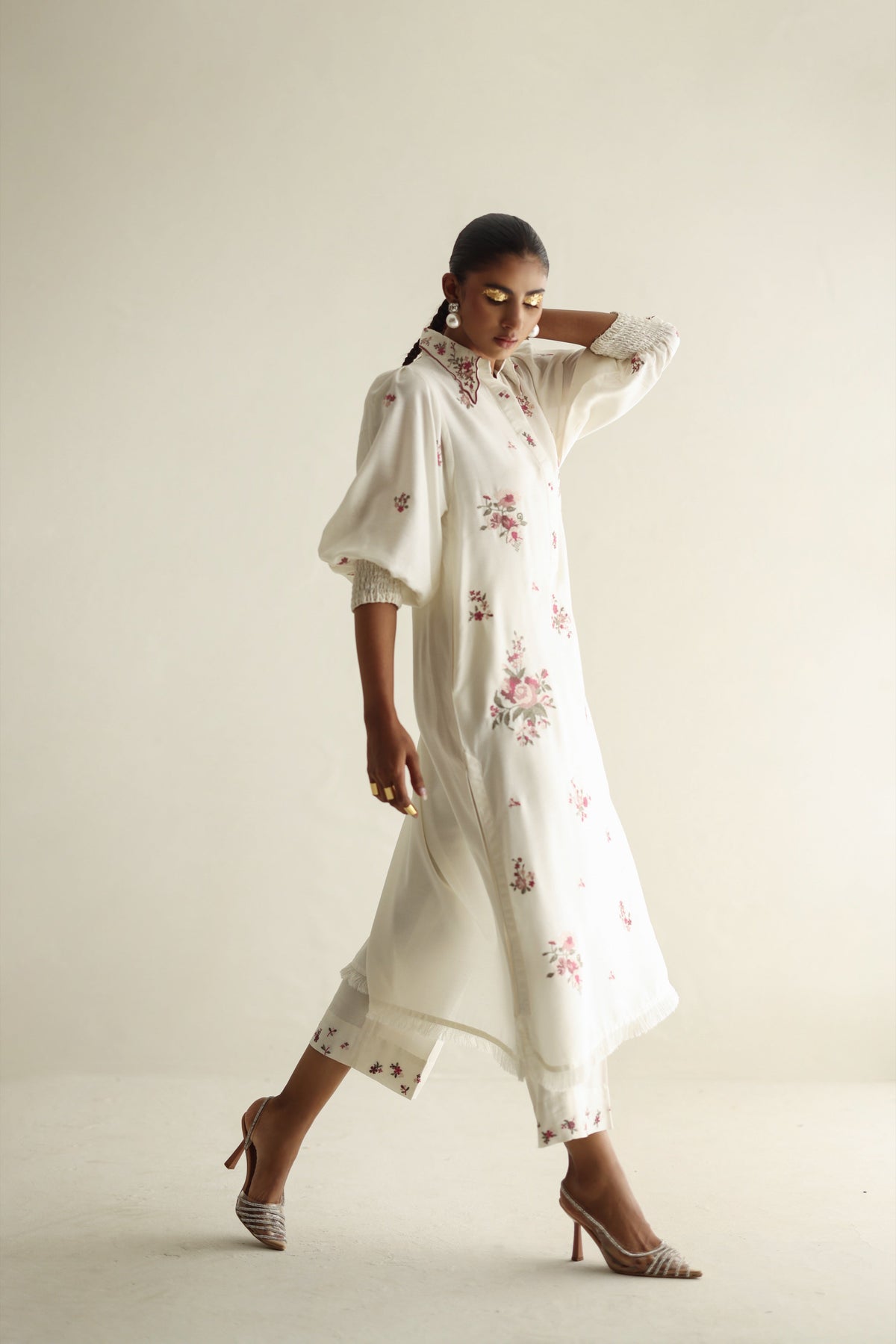 Inflorescence - Ivory Shirt Long
