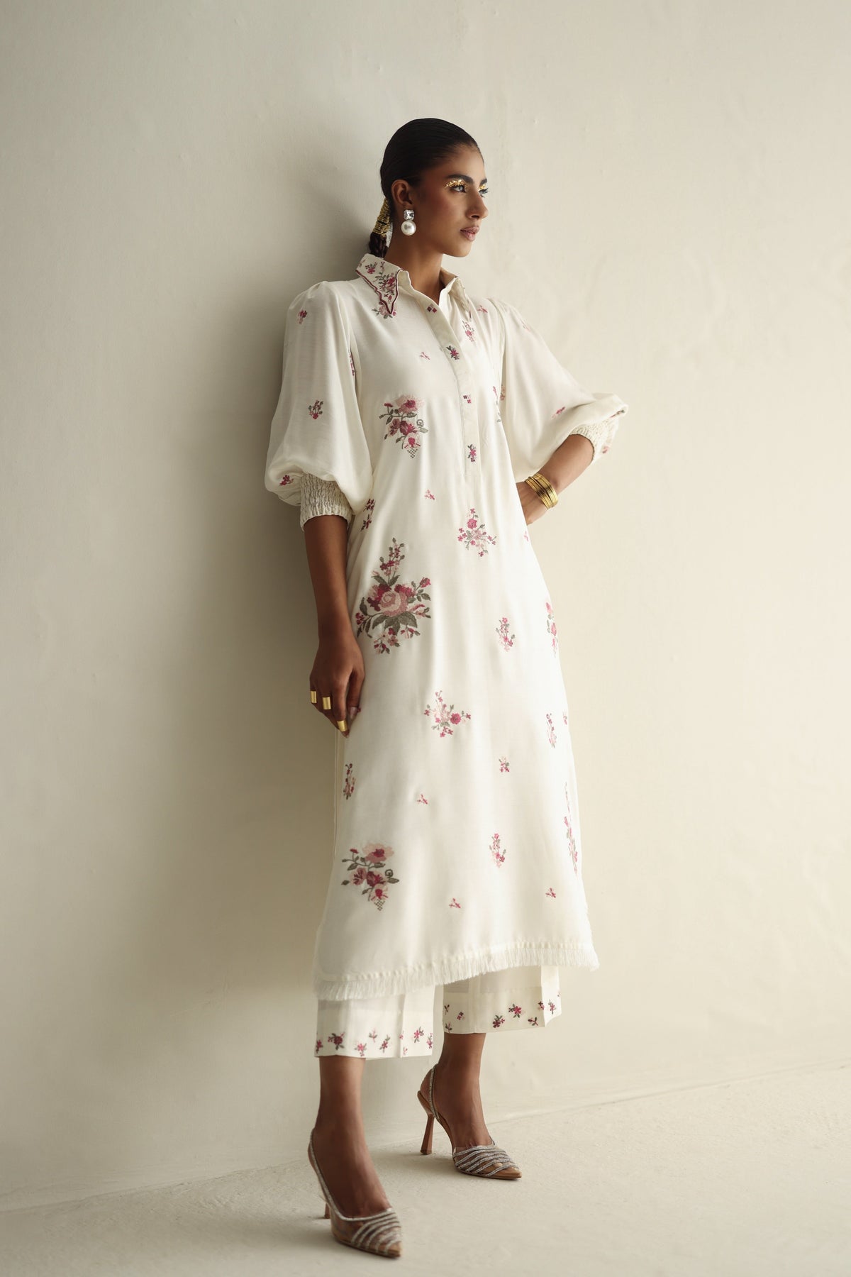 Inflorescence - Ivory Shirt Long