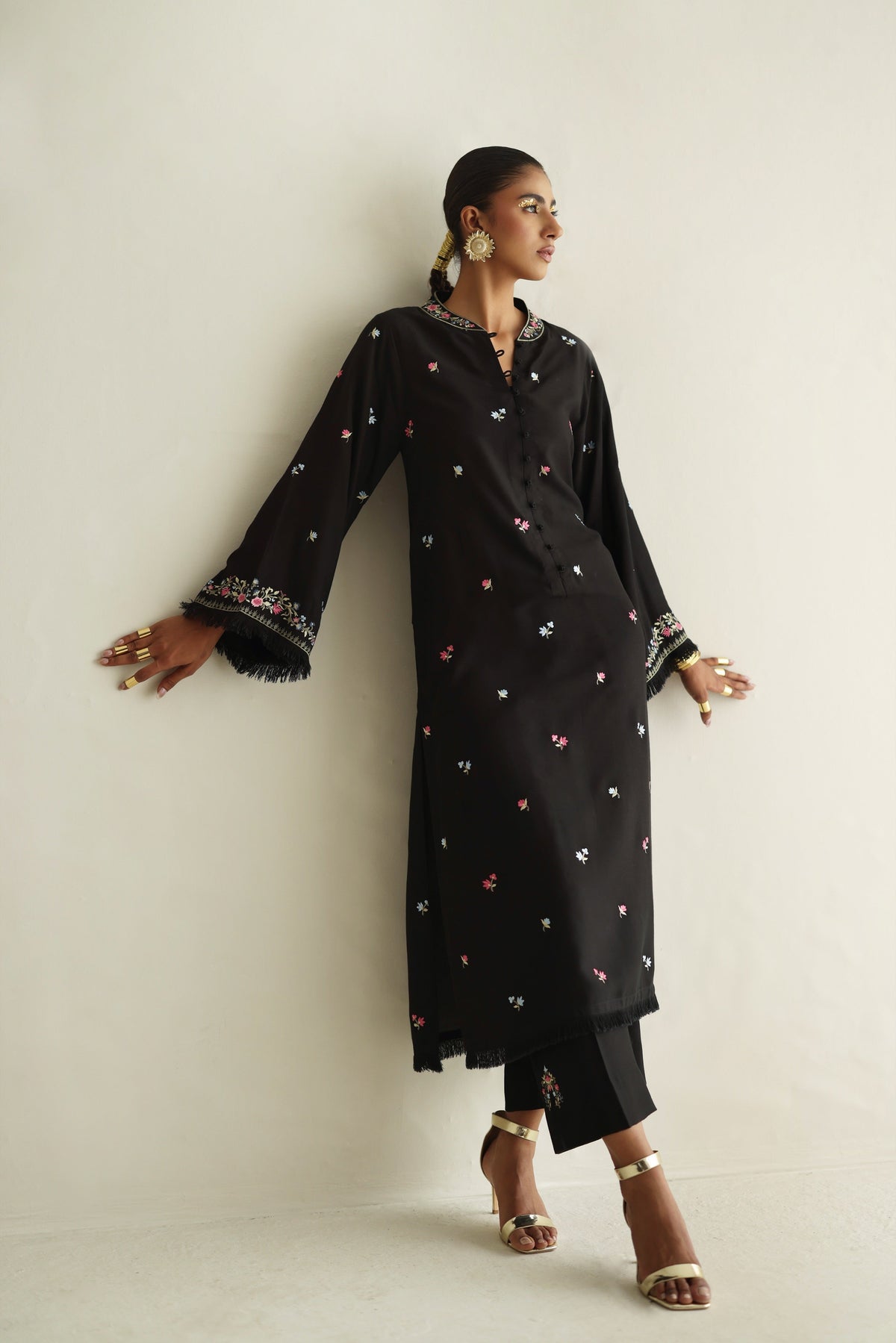 Floral Whisper Black - Set