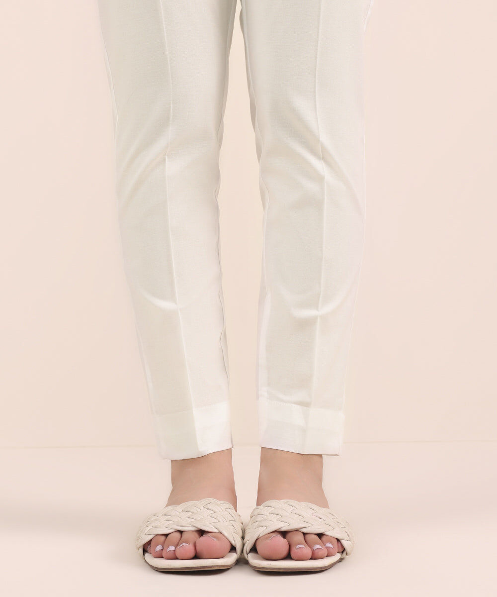 Cambric Cigarette Pants