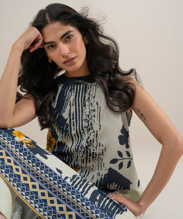 2 Piece - Printed Lawn Suit