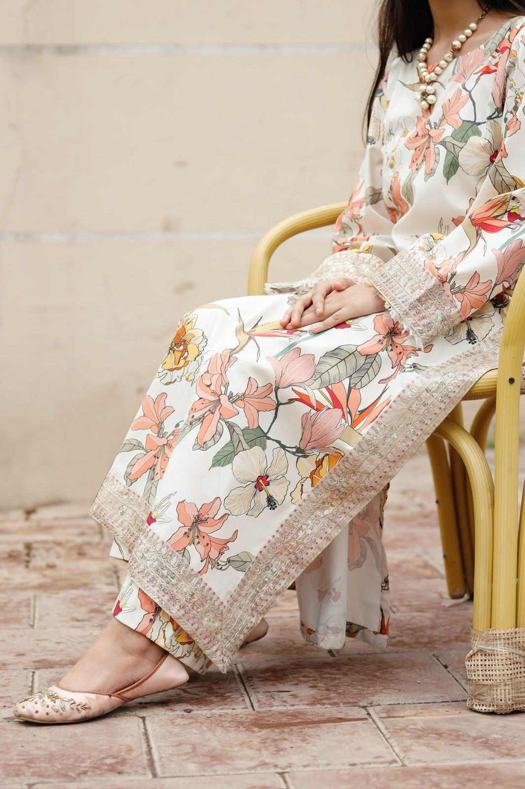 Allure Flora 2 Piece Dress | Floral Print Lawn Suit