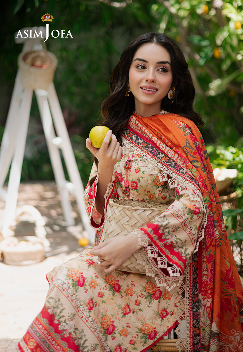 AJUUB-31 PRINTED LAWN 3 PC