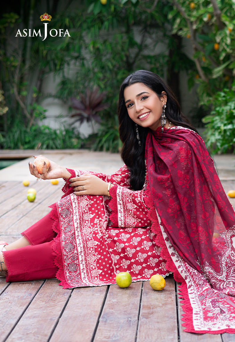 AJUUB-32 PRINTED LAWN 3 PC