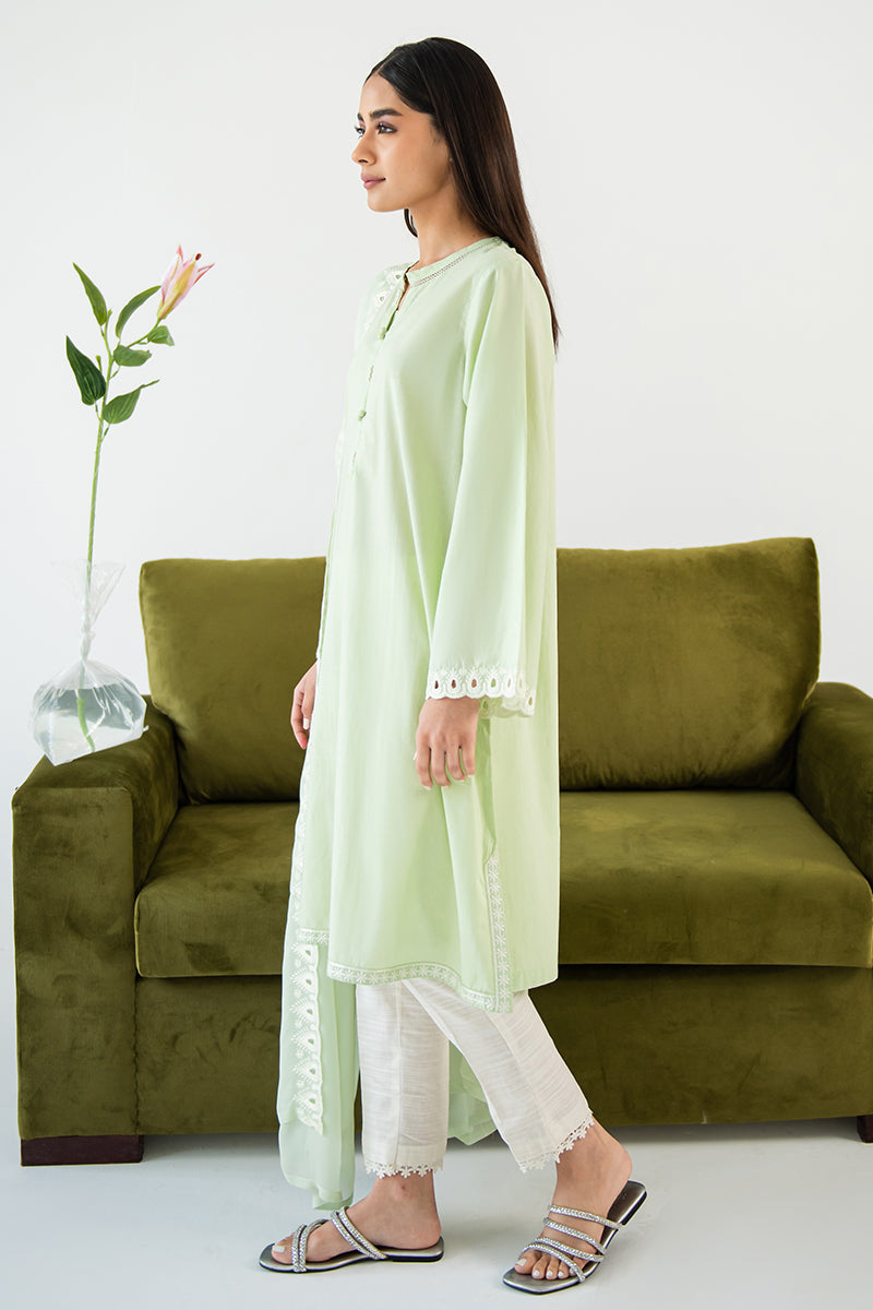VERDANT SAGE-2PC(SHIRT & DUPATTA)