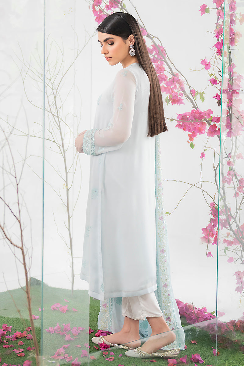 Ice Blue-2Pc (Shirt & Dupatta)