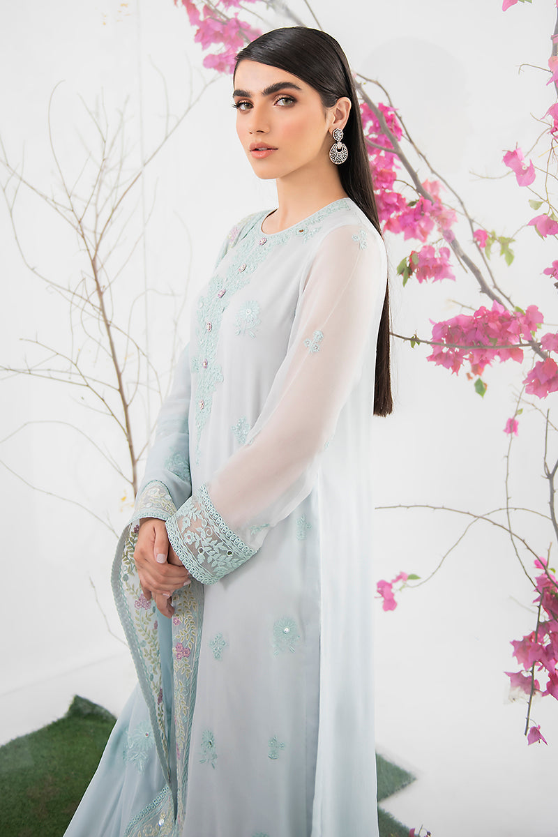 Ice Blue-2Pc (Shirt & Dupatta)