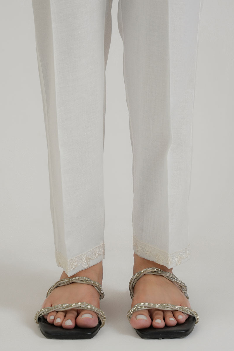 Embroidered Fitted Pants 1