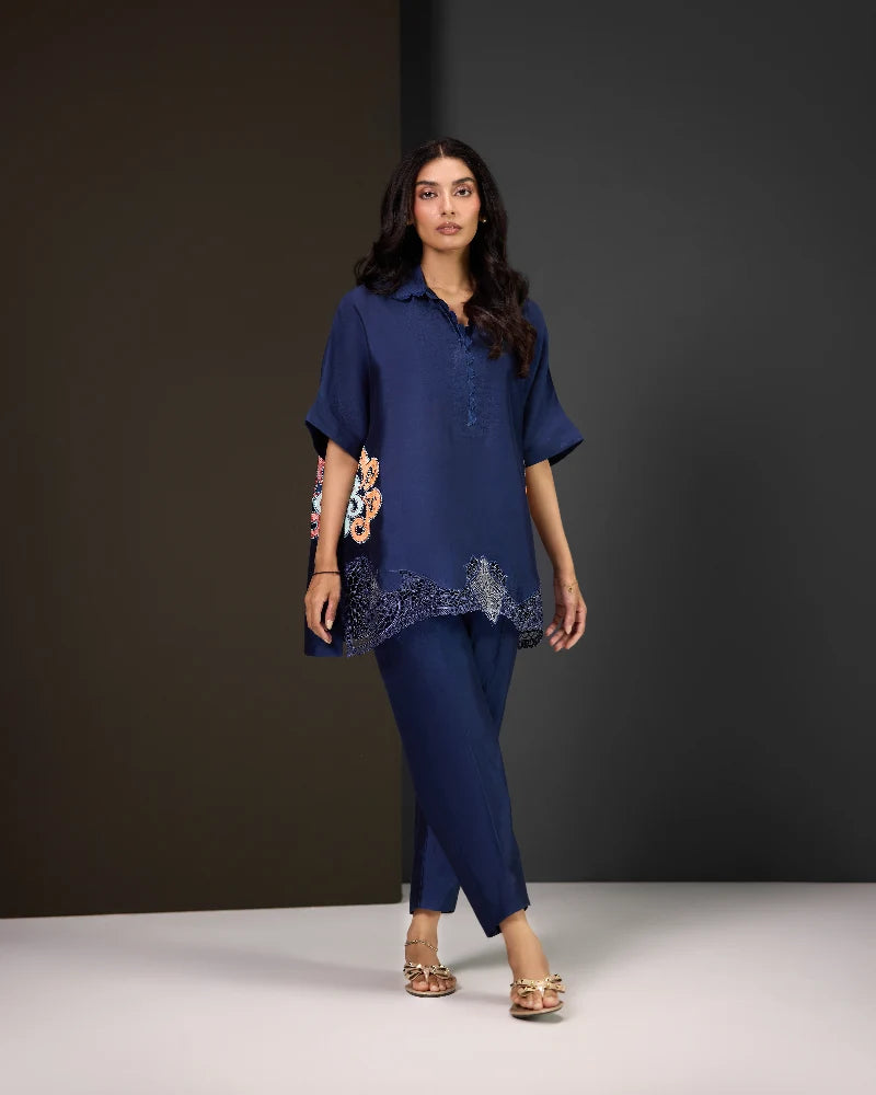 Blossom Navy Blue