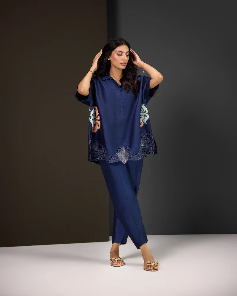Blossom Navy Blue