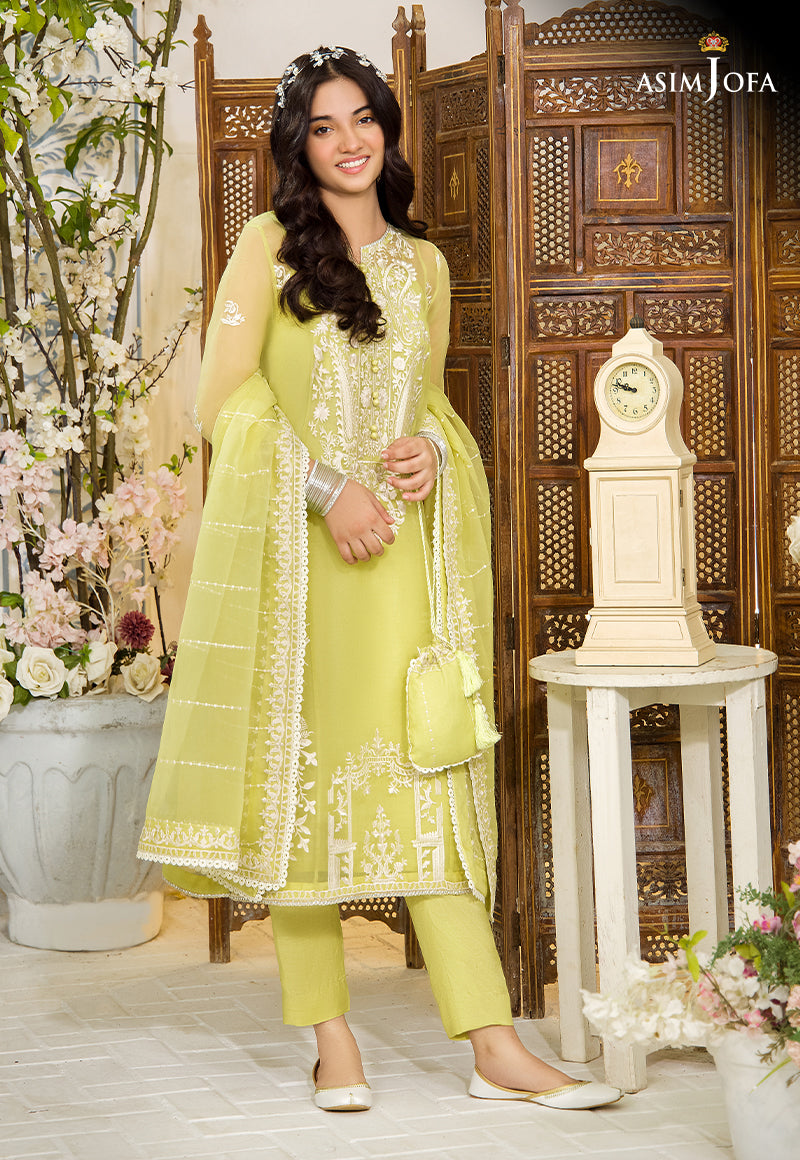 AJTF-02 EMBROIDERED ORGANZA 3 PCS