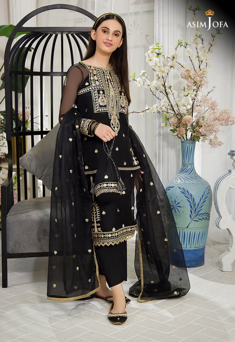 AJTF-06 EMBROIDERED ORGANZA 3 PCS