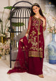 AJTFD-10 EMBROIDERED ORGANZA 2 PCS