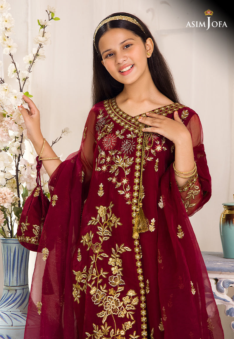 AJTF-10 EMBROIDERED ORGANZA 3 PCS