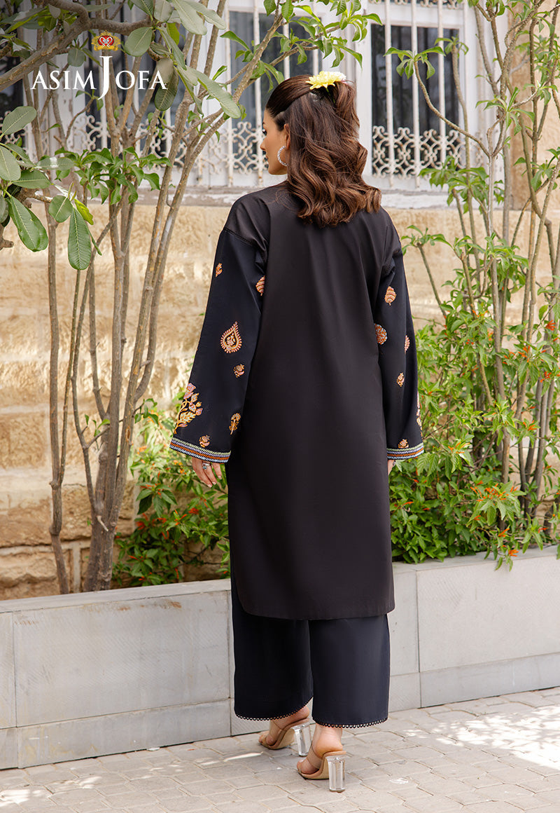 AJLLFB-02 Embroidered Chiffon Stitched 3 Pcs