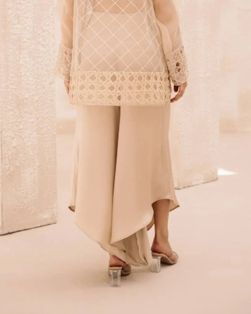 Asymmetric Silk Culottes