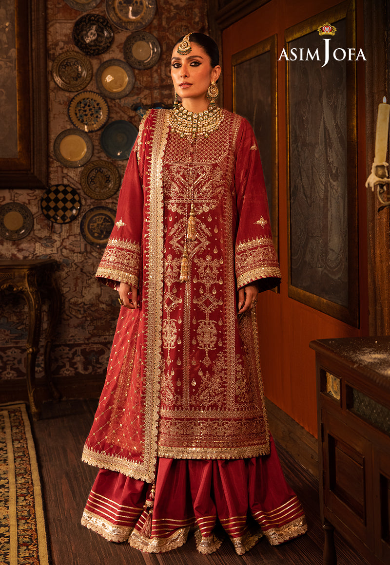 AJMMD-10-XS EMBROIDERED VELVET 3 PCS