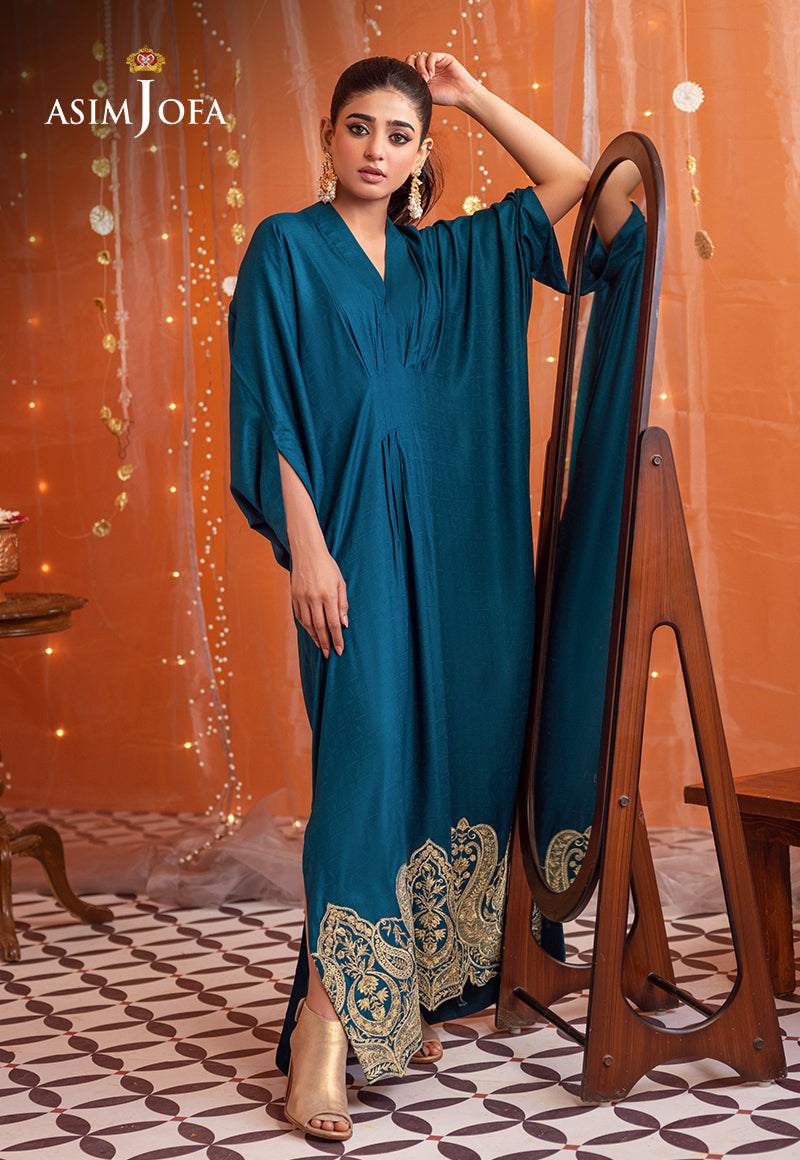 AJTMD-01 - STITCHED 1 PC EMBROIDERED VISCOSE JACQUARD STITCHED 1 PC