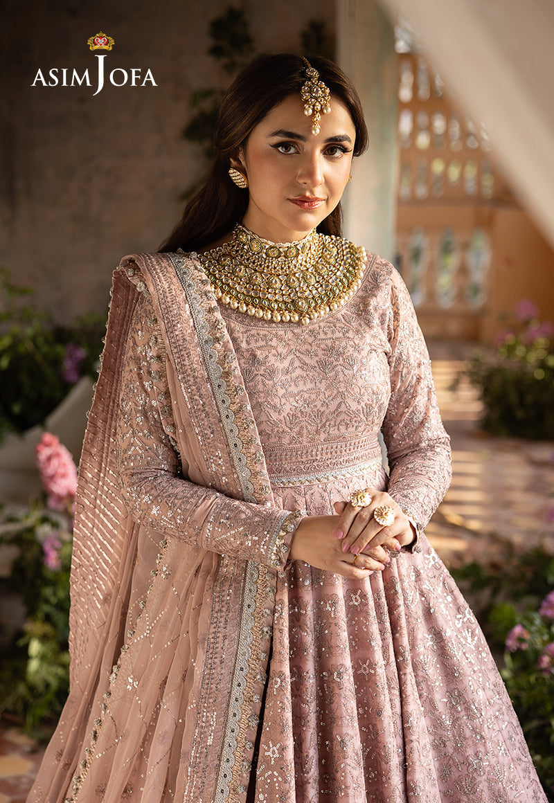 Ajso-170 Unstitched 3 Pcs Shirt Dupatta Trouser